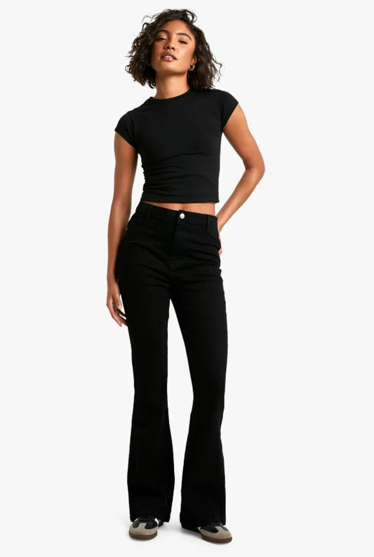 Tall 34" Butt Shaper High Rise Skinny Flared Jean